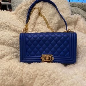 Large jelly hand bag